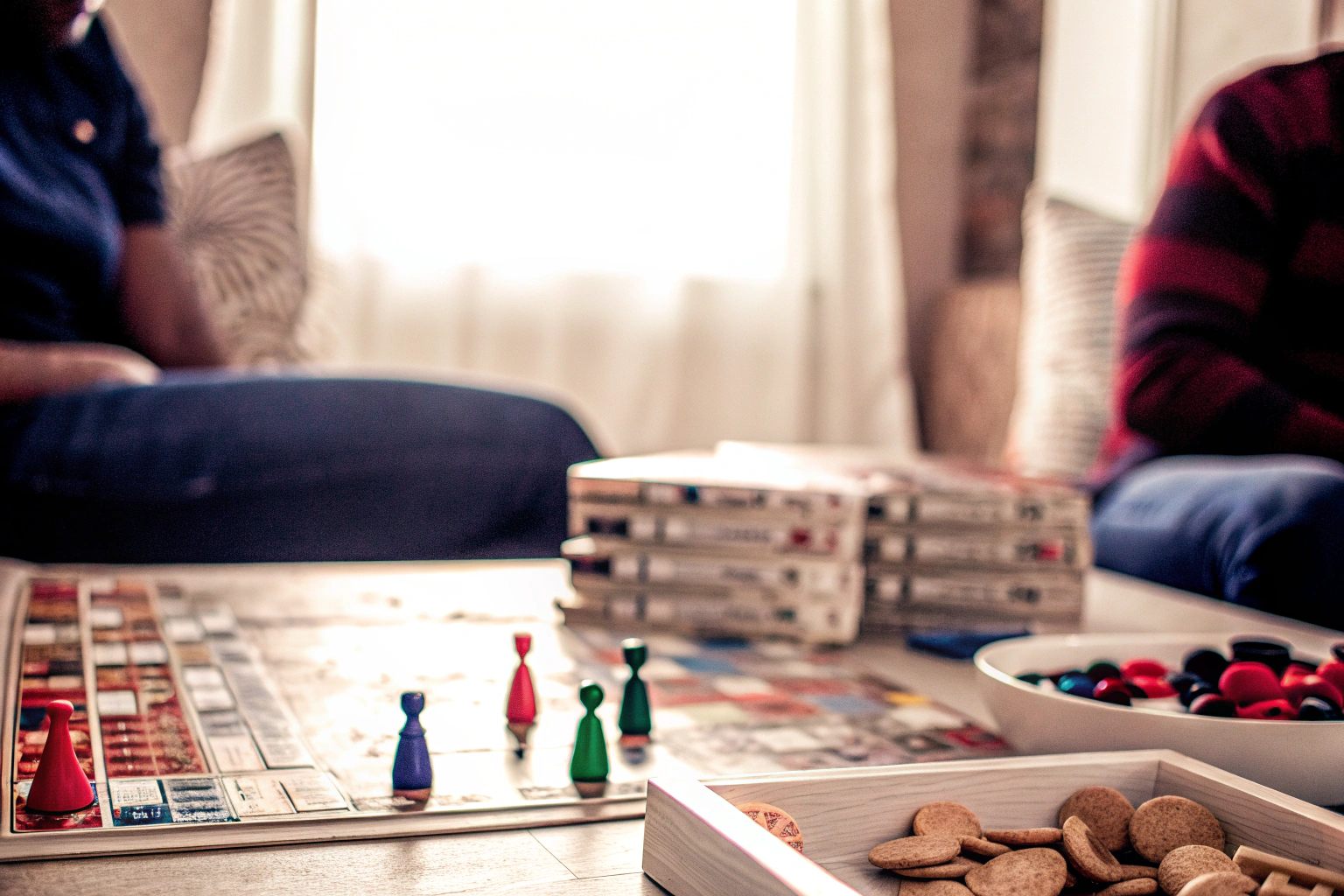 Erwachsene spielen Spiele