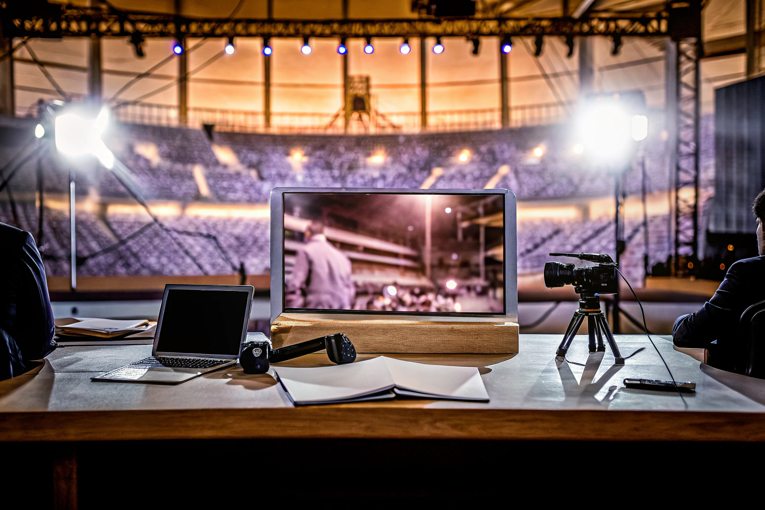 Journalisten bei einem eSports-Event