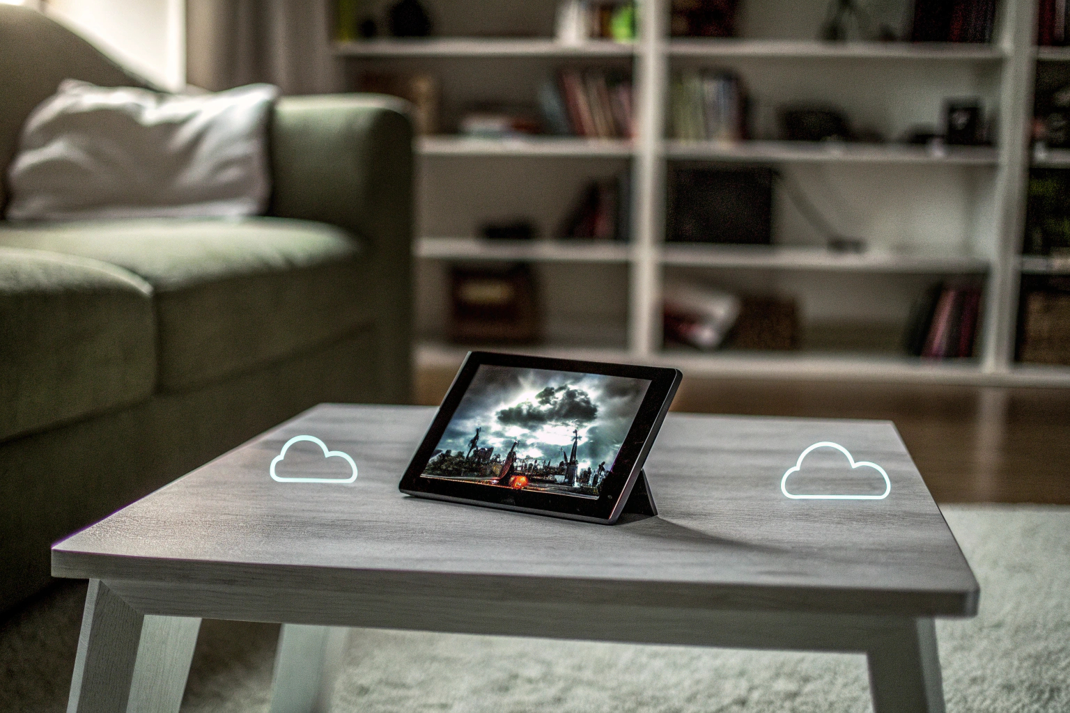 Cloud Gaming auf einem Tablet