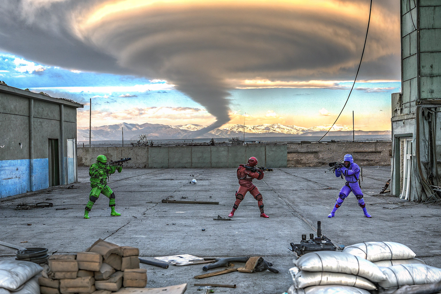 Eine spannende Spielszene aus einem Battle Royale-Spiel, die den Nervenkitzel und die Intensität des Genres einfängt. Battle Royale Spielszene