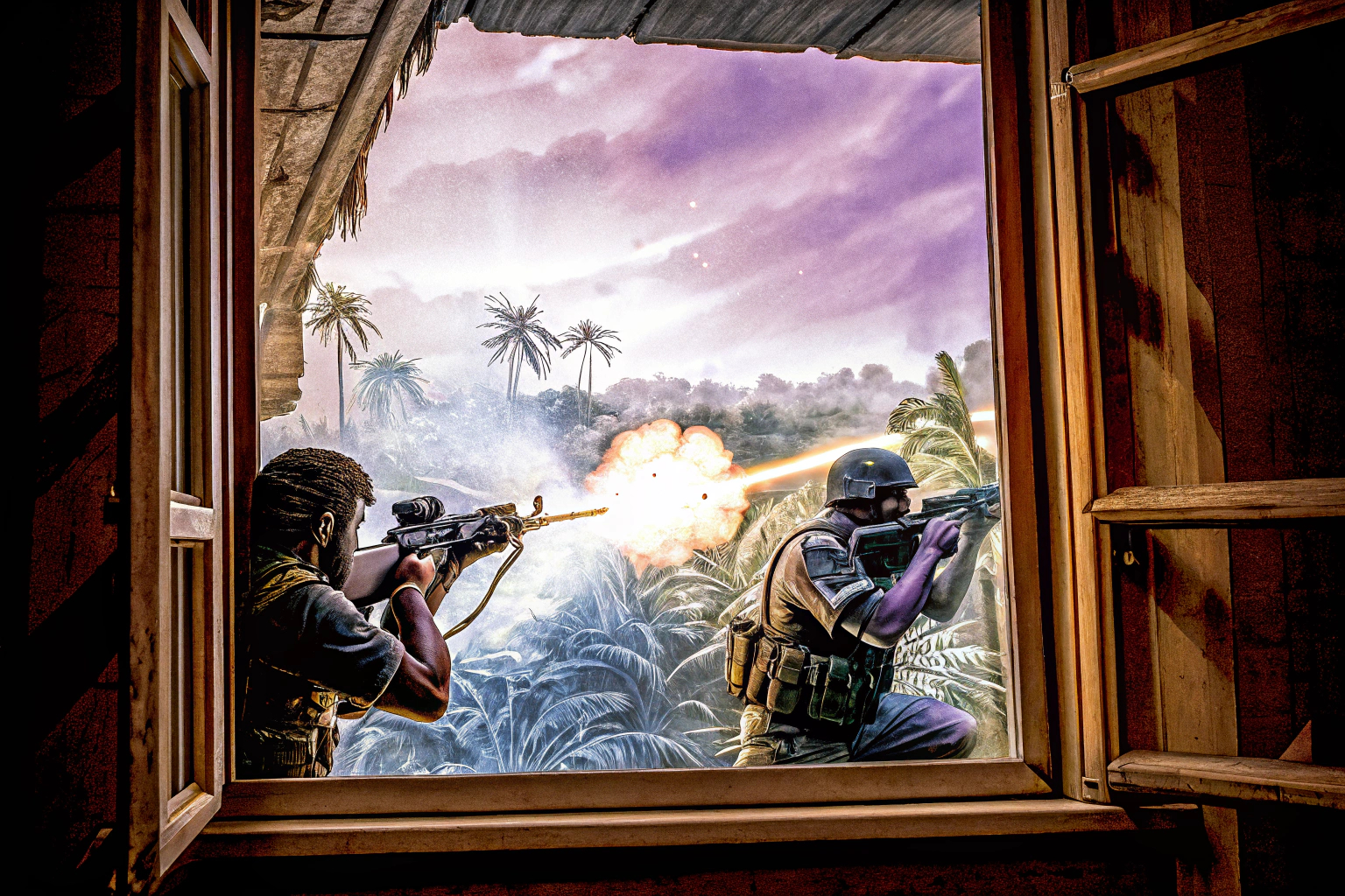 Eine Szene aus Jagged Alliance 3 zeigt taktische Kämpfe mit verschiedenen Charakteren. Jagged Alliance 3 Taktik