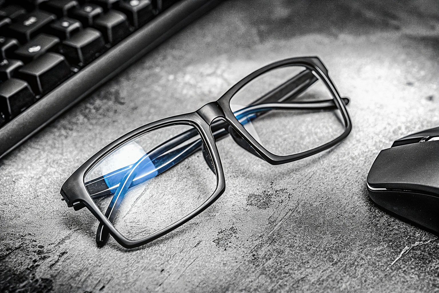 Gaming-Brille mit stilvollem Design und Blaulichtfilter Stilvolle Gaming-Brille