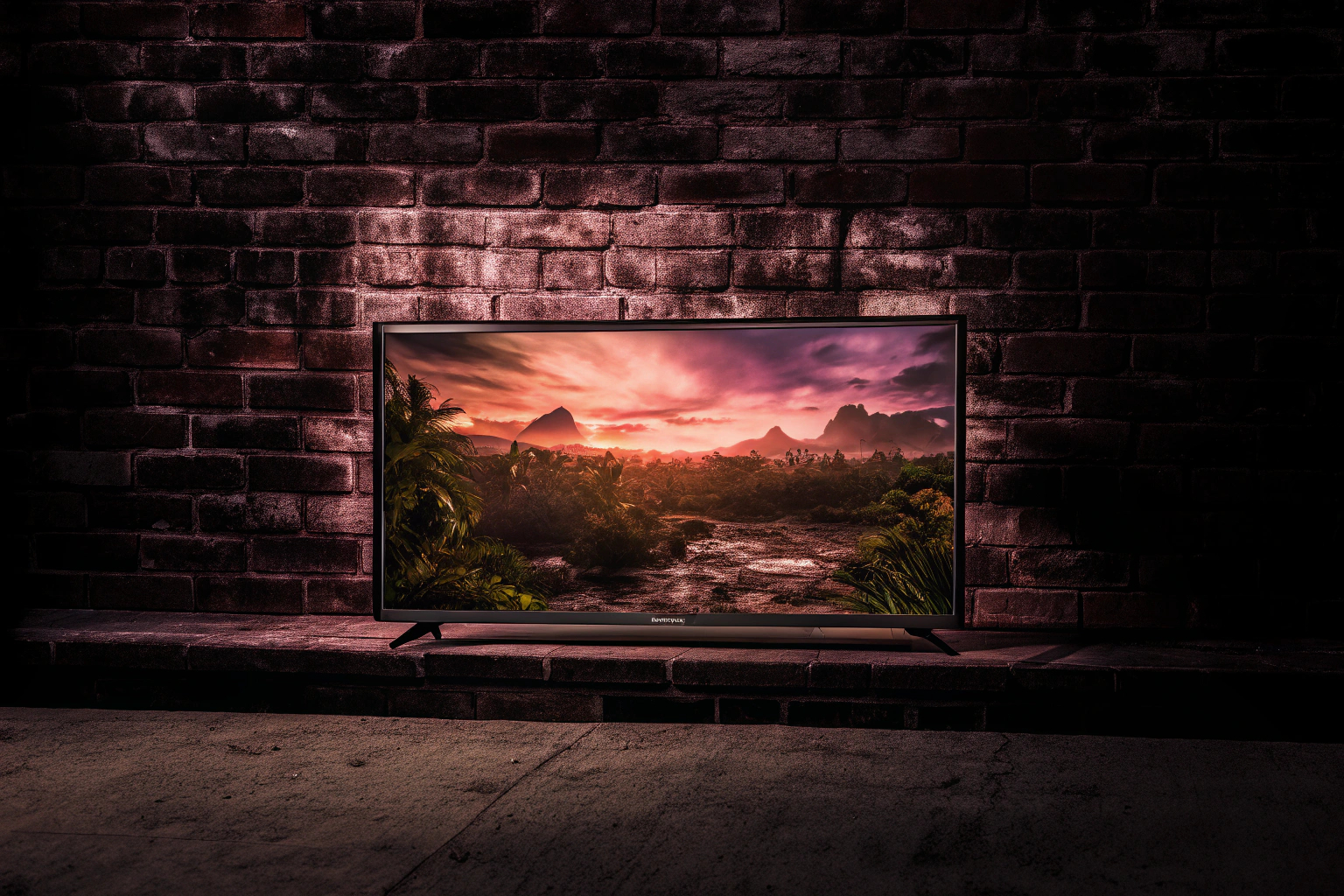 Gaming-Fernseher mit lebendigen Farben