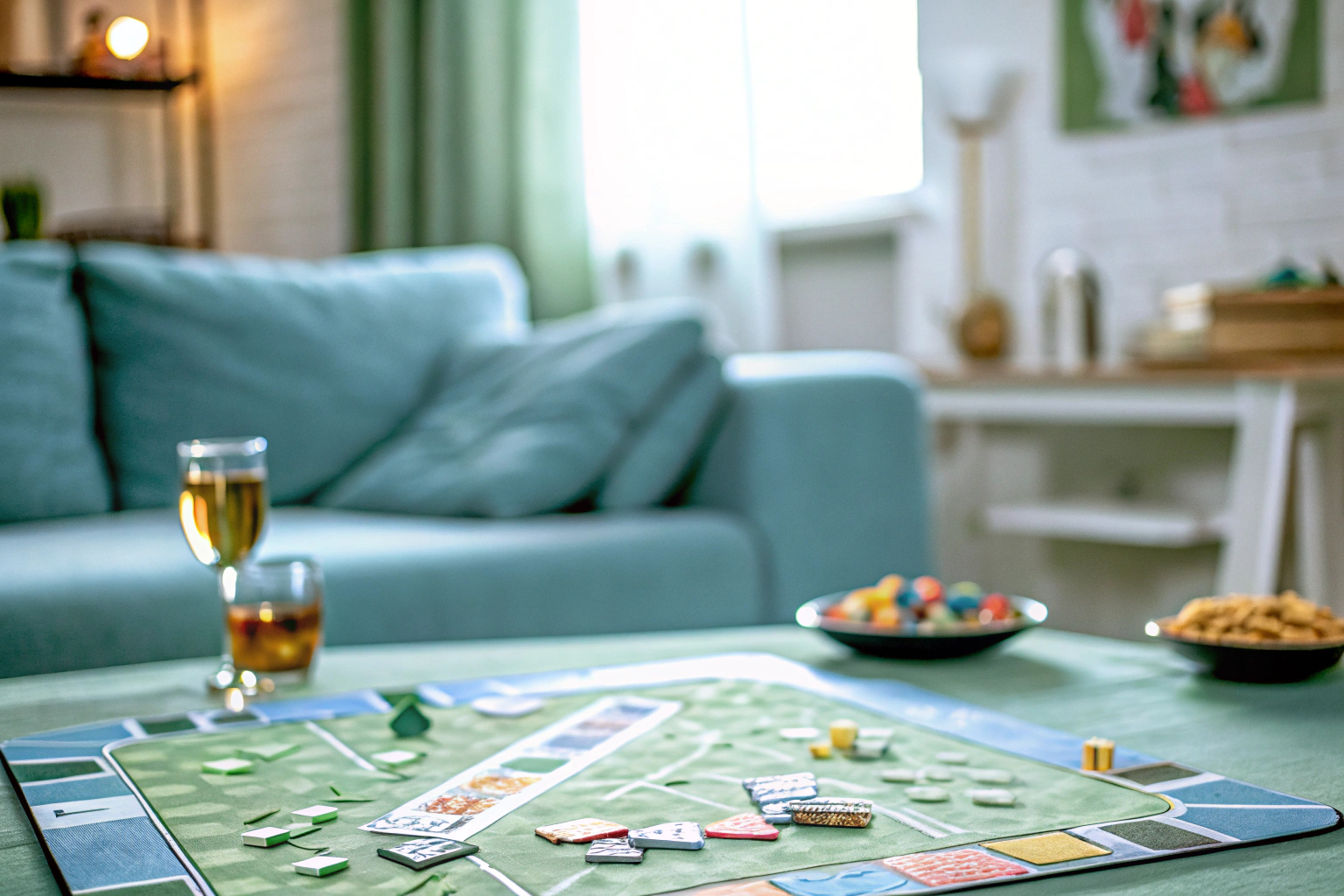 Gruppe von Freunden, die das ChatGPT Partyspiel spielen und lachen. Freunde spielen ChatGPT Partyspiel