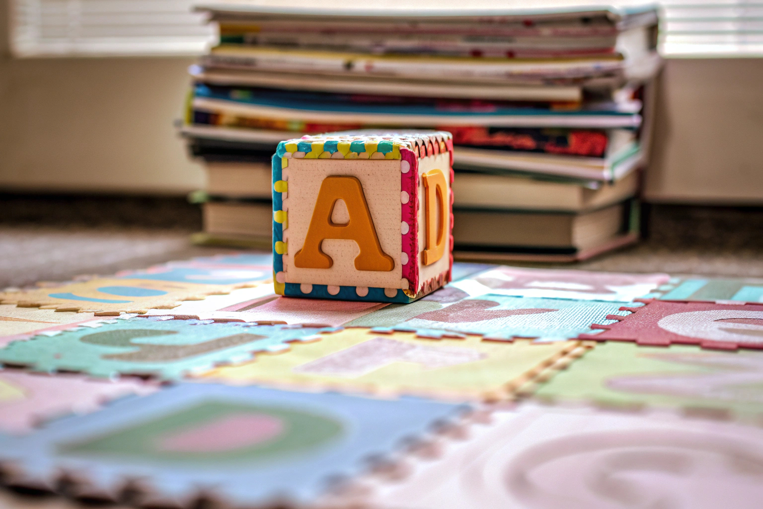 Kinder spielen ein Buchstabenspiel und lernen dabei Laute. Buchstabenspiel Kinder