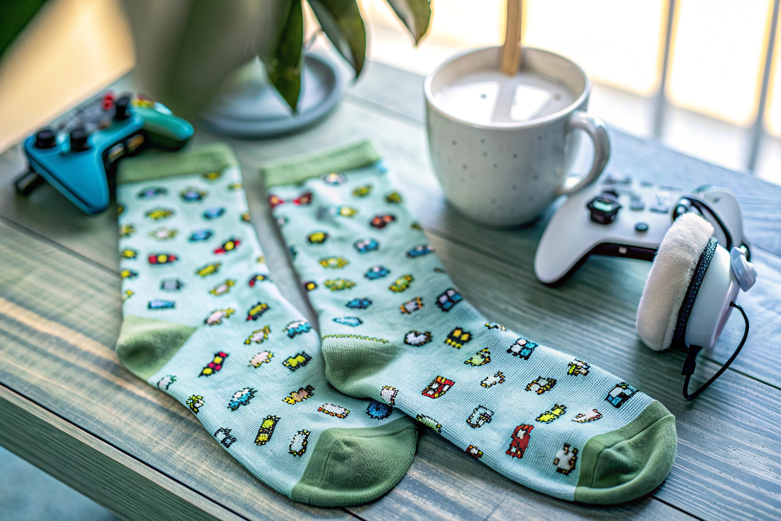 Gaming-Socken mit Sprüchen