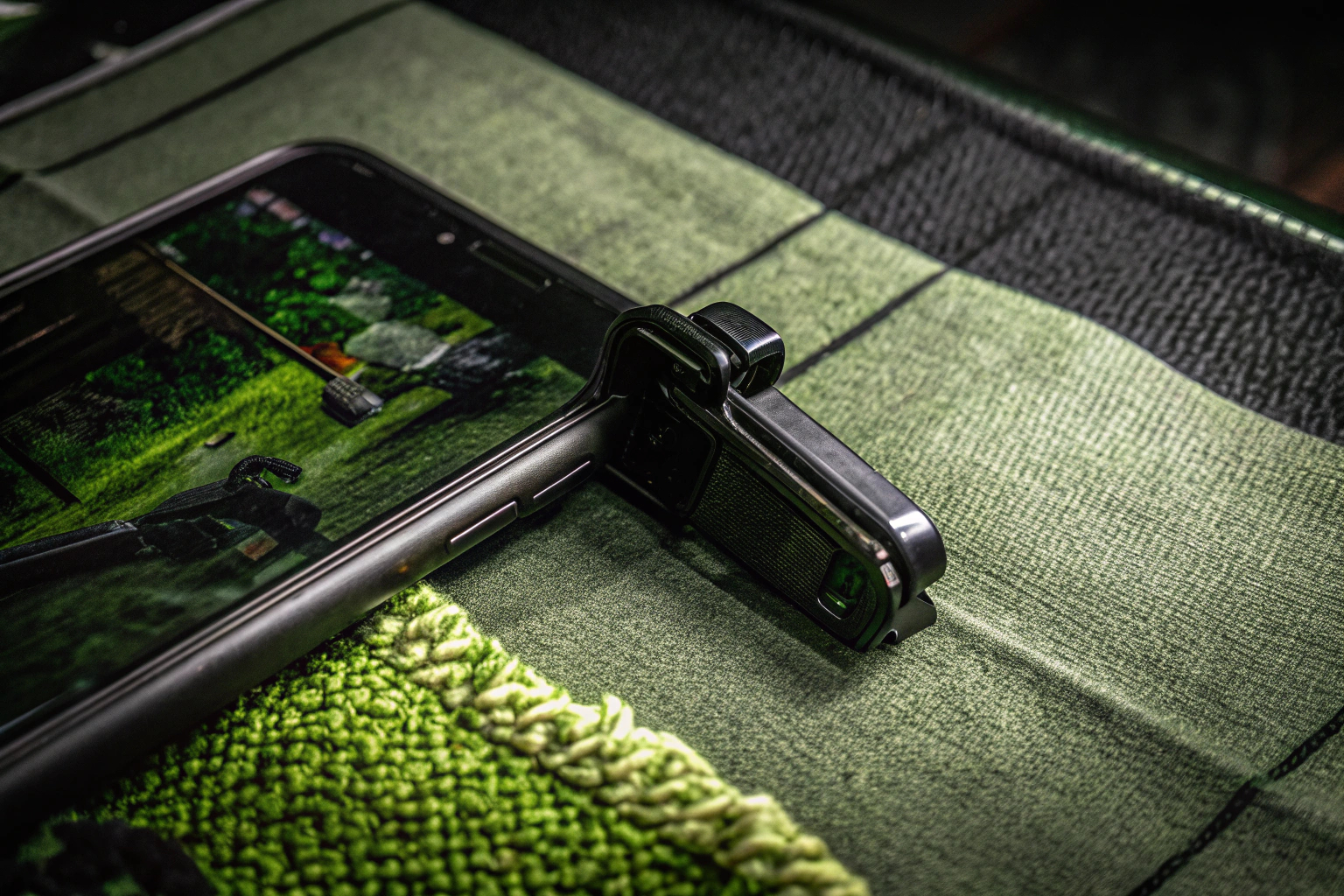 Mobiler Gaming-Trigger auf Smartphone