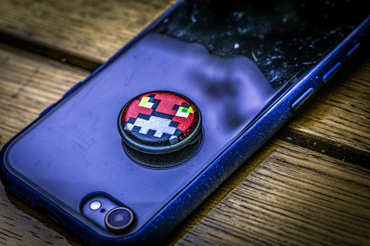 Arcade Pixel Vintage Art PopSocket
