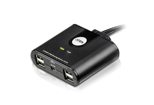 ATEN US224 USB 2.0-Peripheriegeräte-Switch mit 2 Ports