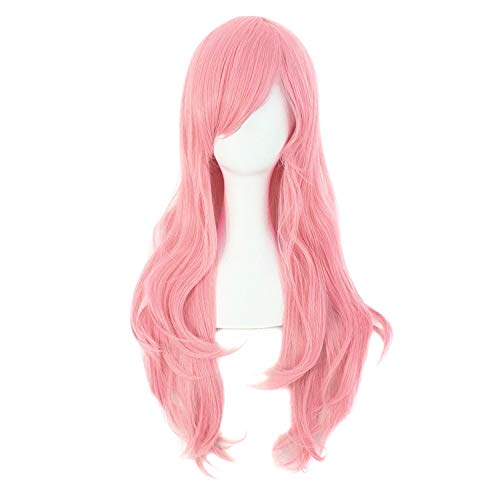 MapofBeauty 28" langes lockiges Haarspitzen Kostüm Cosplay Perücke