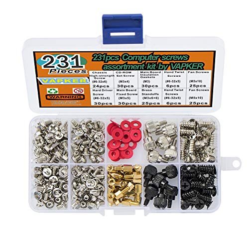 VAPKER PC Computer Schrauben Standoffs Set