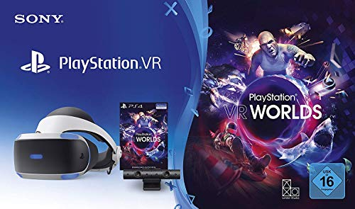PlayStation 4 Virtual Reality + Camera + VR Worlds Voucher