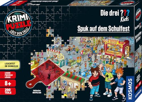 Die drei ??? Kids - Krimi Puzzle - Spuk auf dem Schulfest