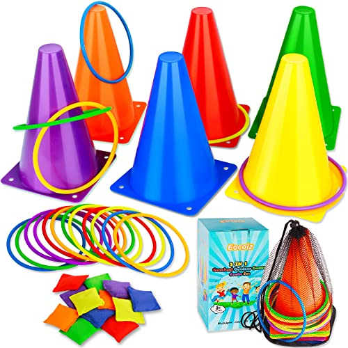 Eocolz 3-in-1 Karnevals-Spiele-Set