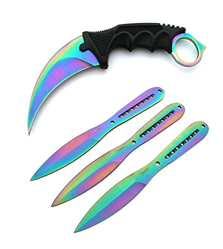 KOSxBO® 4er Messerset Rainbow