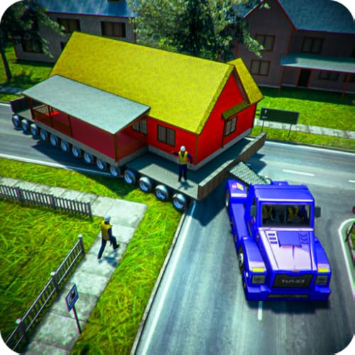 House Mover Job: Haustransport Euro Long Truck Trailer Cargo Driving Simulation