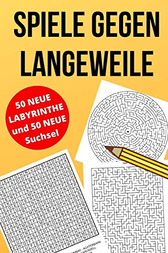 Spiele gegen Langeweile: Vertreiben Sie sich die Langeweile mit Suchsel und Labyrinthe lösen