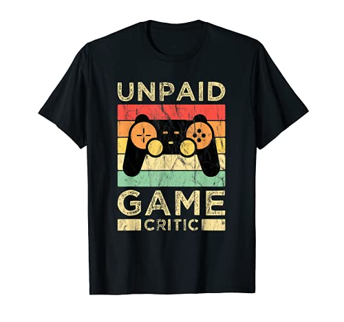 Gamer Gaming Spielekritiker T-Shirt
