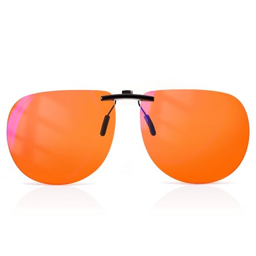 Goiteia 380-500nm Blaulichtfilter Gaming-Brille Clip-on