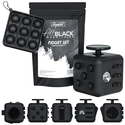 Steynfeld® - Fidget Set mit Fidget Cube inkl. gratis Fidget Popper