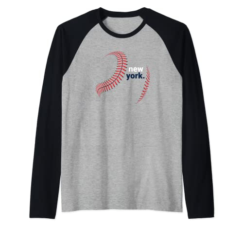 New York NYC Spieleserie Baseball Raglan
