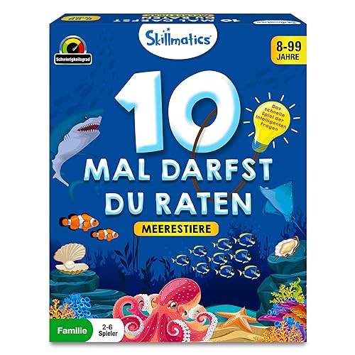 Skillmatics Kartenspiel - 10 Mal darfst du raten Unterwassertiere