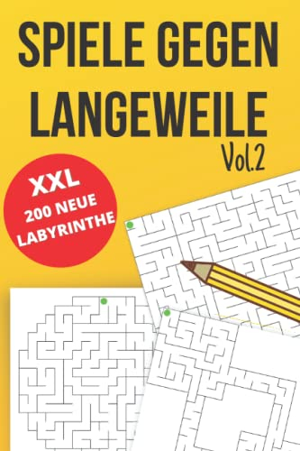 Spiele gegen Langeweile: XXL 200 neue Labyrinthe