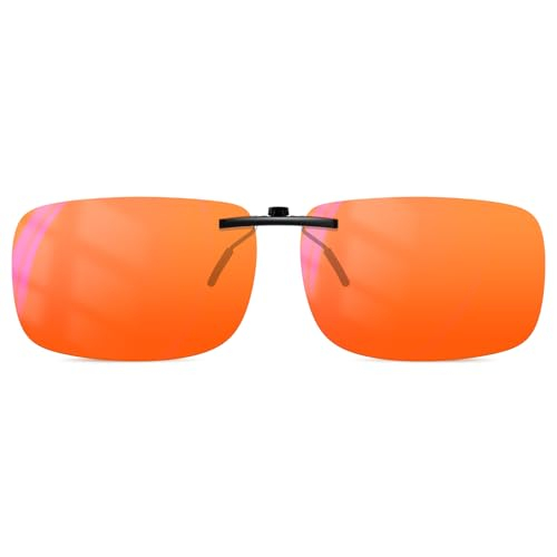 Goiteia 99.99% Blaulichtfilter Gaming-Brille Clip-on
