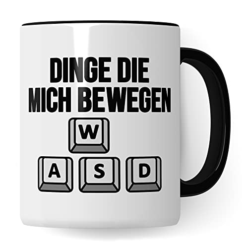 Gaming Tasse 'Dinge die mich bewegen'