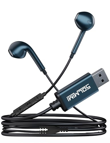 SOLMIMI USB In Ear PC Headset