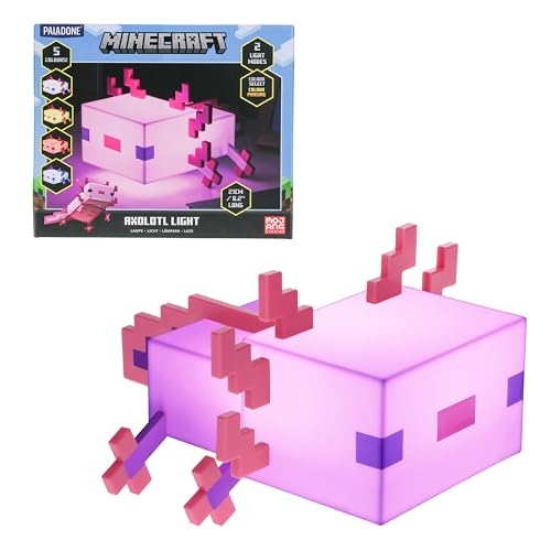 Minecraft Axolotl Lampe
