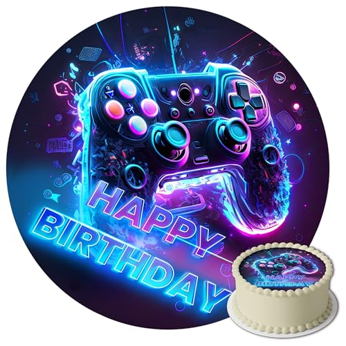 J&M DECO Tortenaufleger Gamer