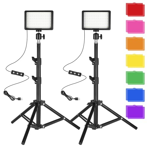 Ci-Fotto LED Fotolicht Video Licht 2-Pack