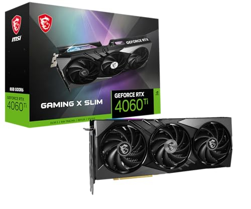 MSI GeForce RTX 4060 Ti Gaming X Slim 8G Grafikkarte