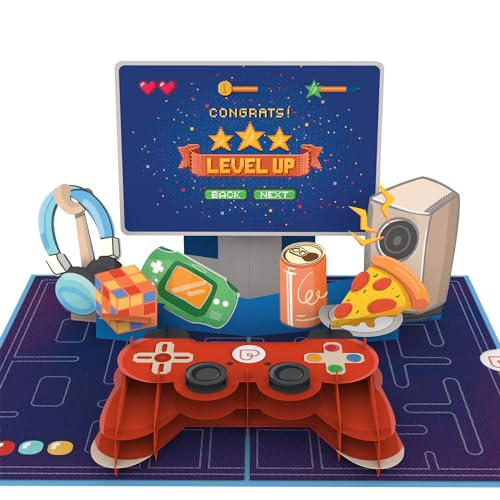 papercrush® Pop-Up Karte Gaming Controller