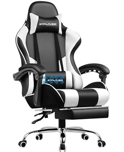 GTPLAYER Bürostuhl Gaming Stuhl Massage Gaming Sessel