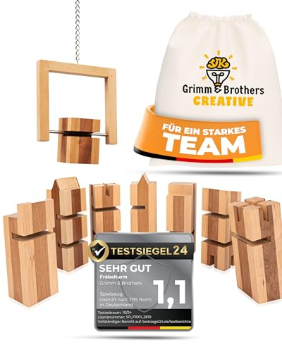 Grimm & Brothers FRANKFURT Fröbelturm Teambuilding Geschicklichkeitsspiel