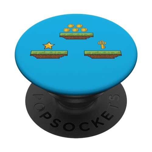 Arcade Pixel Vintage Art - Plattform-Spiel PopSockets