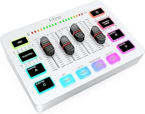 FIFINE Gaming Audio Mixer
