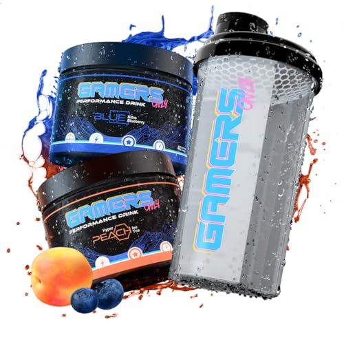 Gamers Only Gaming Booster Starter Set Hyper Peach Ice & Blue Nitro Blueberry