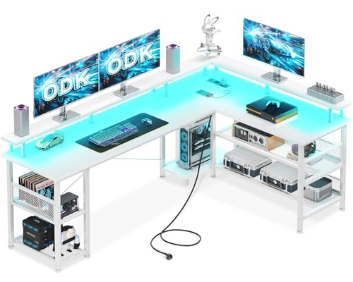 ODK Gaming Tisch mit LED