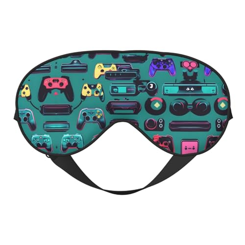 Unisex-Schlafmaske mit Gaming-Controller-Muster