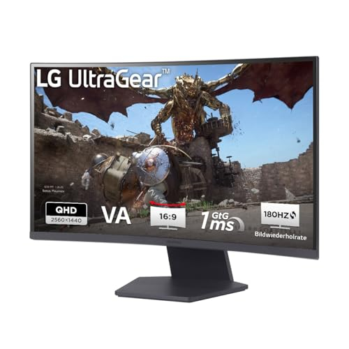 LG Electronics 27GS60QX-B.AEUQ UltraGear™ Curved QHD Gaming VA-Monitor