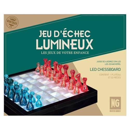 MISTER GADGET, MG3543, Schach Transparent LED