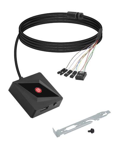 GELRHONR Desktop Computer Power Switch