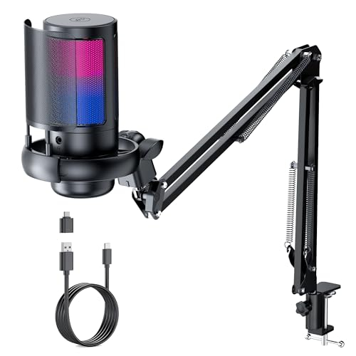 QIUOIO Gaming Mikrofon PC