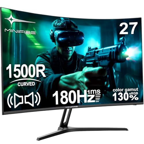 Minifire Gaming Curved Monitor 27 Zoll