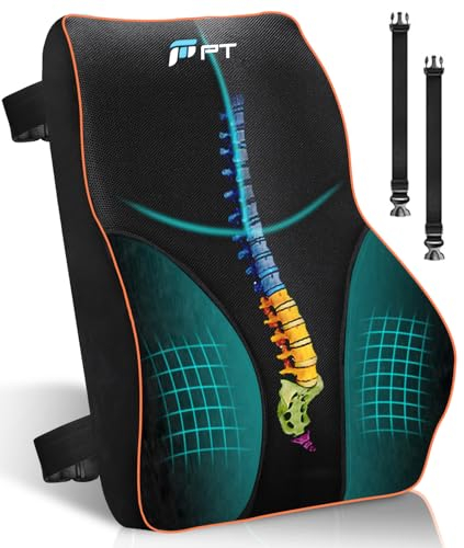 POOTACK Ergonomisches RückenKissen aus Memory Foam