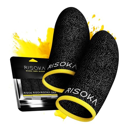 RISOKA® 10 Stück Gaming Finger Sleeves
