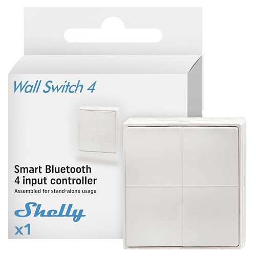 Shelly BLU Wall Switch 4 Stand-Alone